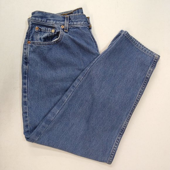 Levi 560 Y2K (Oct/2000) Women's 16 Reg M. Loose Fit Straight Leg Red Tag - Vinta - Picture 5 of 8